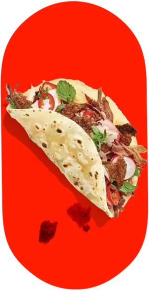 Meaty taco
